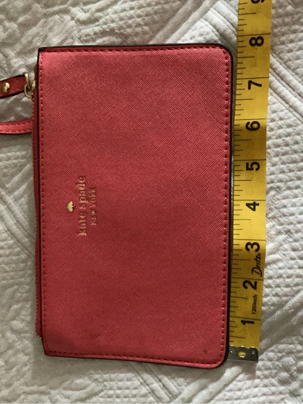 kate spade Coral Pink Wristlet Wallet